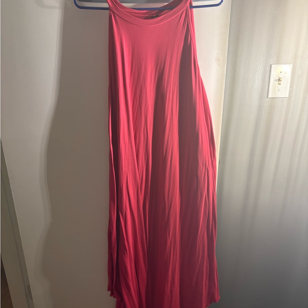 SHEIN Vibrant Pink Maxi Dress